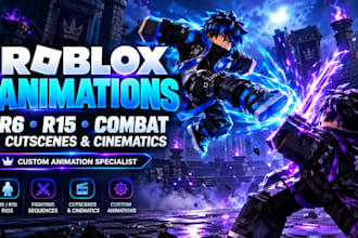 create roblox animation combat r6 r15 cutscene and cinematic videos