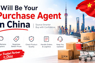 be your wholesale sourcing agent purchase agent in china