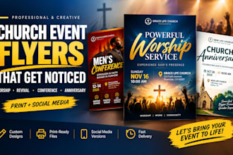 design a church event flyer that makes your event clear and engaging