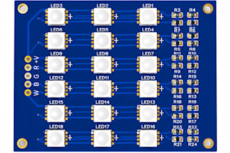 design led pcb circuit and pcb design in altium with gerber