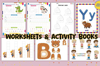 do preschool worksheets, activity or coloring books