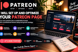 set up and optimize your patreon page for creator growth