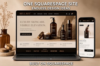 design squarescpace store or squarespace website development
