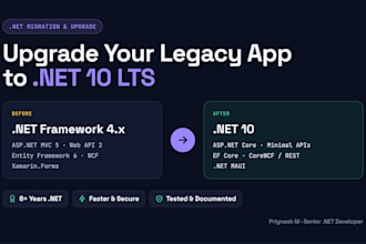 migrate dotnet framework to dotnet 10