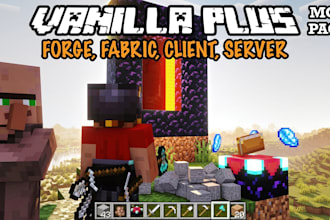 create custom minecraft forge, fabric mods