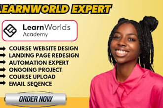 setup learnworld online course website design learnworld course curriculum
