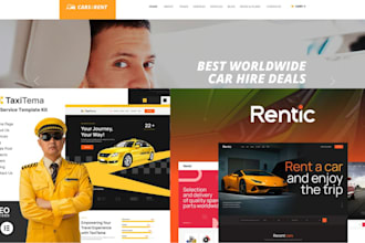create a taxi booking website with ride scheduling, driver and fare tools