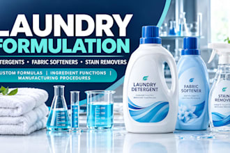 formulate laundry detergent and fabric care products