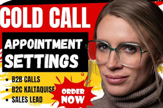 b2b cold caller real estate lead generation b2b appointment setting cold calling