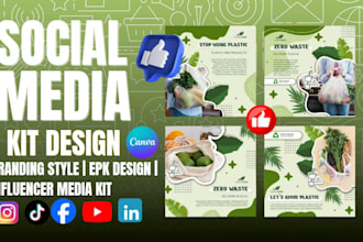 design custom social media kit podcast branding profile banner brand identity