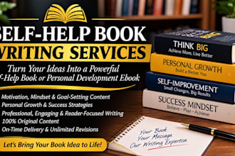 write a self help book and personal development ebook