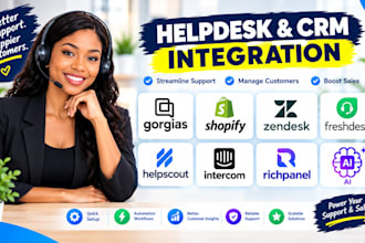 setup gorgias shopify crm zendesk freshdesk helpdesk scout intercom richpanel