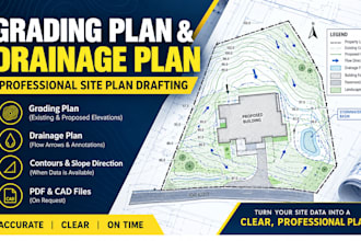 create a professional grading plan and drainage plan for your property