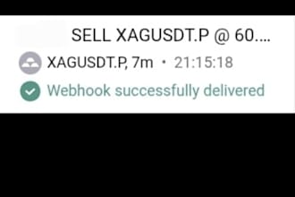 create webhooks and create API keys as per required