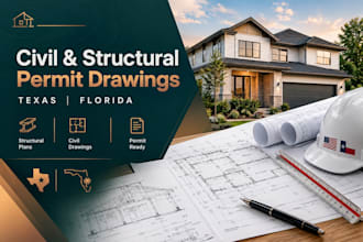 draft structural plans for texas and florida residential