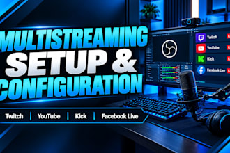 set up multistreaming to stream on multiple platforms at once