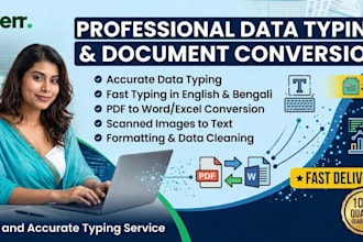 fast data typing and document conversion
