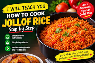 teach you how to cook jollof rice