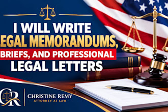 write legal memorandums, briefs, and professional legal letters