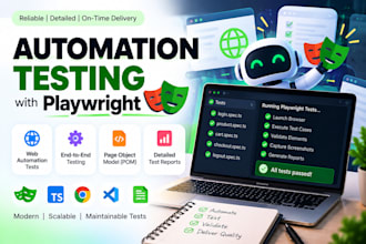 automate website testing using playwright and typescript