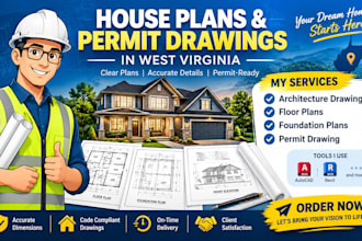 house plans, foundation details and residential permit drawings in west virginia