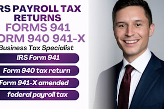 prepare and efile irs form 941 form 940 and form 941x tax payroll tax returns