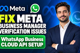 fix meta business manager verification issues whatsapp business cloud api setup