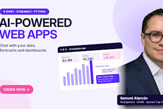 build ai powered web apps with r shiny streamlit and python