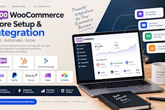 setup woocommerce hubspot activecampaign stripe paypal klaviyo make airtable