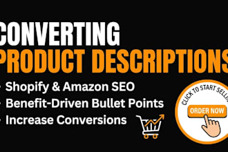 write high converting SEO product descriptions
