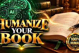 humanize ai content, rewrite chatgpt and edit ai ebook