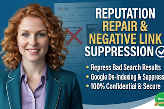 do online reputation management,orm, services to suppress negative links
