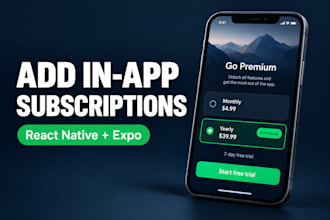 add revenuecat in app purchases to your react native app