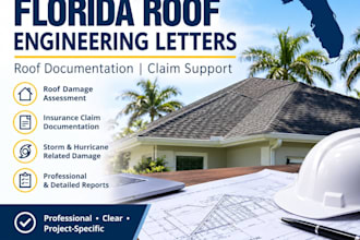 provide a florida roof engineering letter for insurance claims