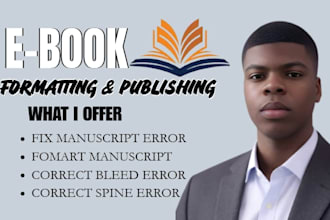 fix ingramspark cover error, book formatting, and rejected KDP print files