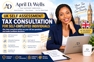 provide UK self assessment tax consultation for self employed individuals