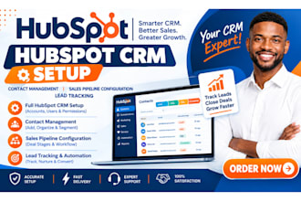 hubspot CRM setup contact management sales pipeline configuration lead tracking
