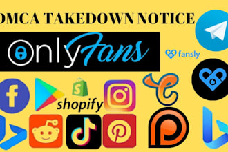 remove harassing defaming, copyright leaked content dmca takedown