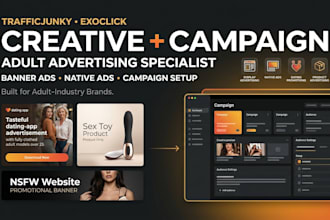 create trafficjunky and exoclick adult ad creatives