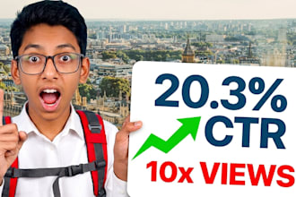 design professional youtube thumbnails in 24 hours