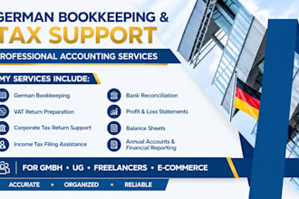 do german bookkeeping corporate tax return income tax steuerberater vat return