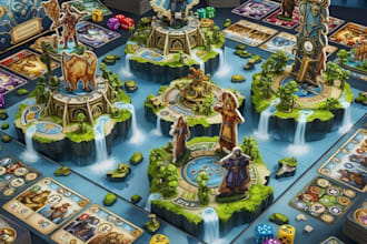 design custom board game board game design card game tabletop game art tcg board