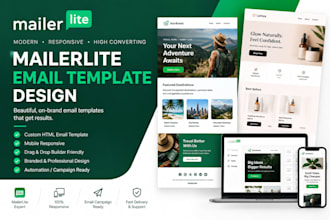 setup mailerlite template for your business