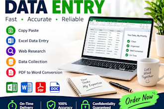 professionaly enter your data and data collection