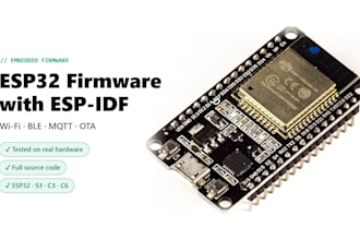 develop esp32 firmware with esp idf, wifi, ble and mqtt