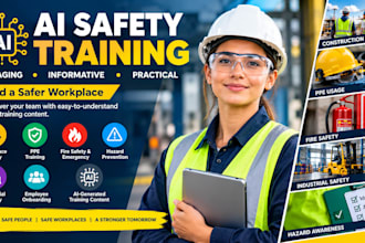 create ai safety training videos, and workplace safety ai training
