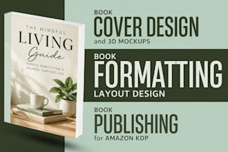 publish your book on amazon KDP and do professional book cover
