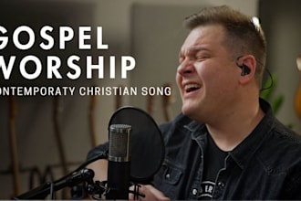 be your male christian singer, gospel vocalist and worship singer