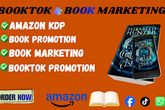 promote your booktok and help with amazon kdp marketing