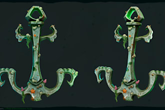 create stylized 3d props for games